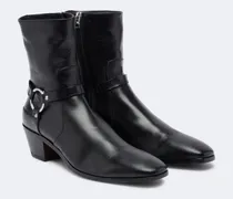 Ankle Boots aus Leder