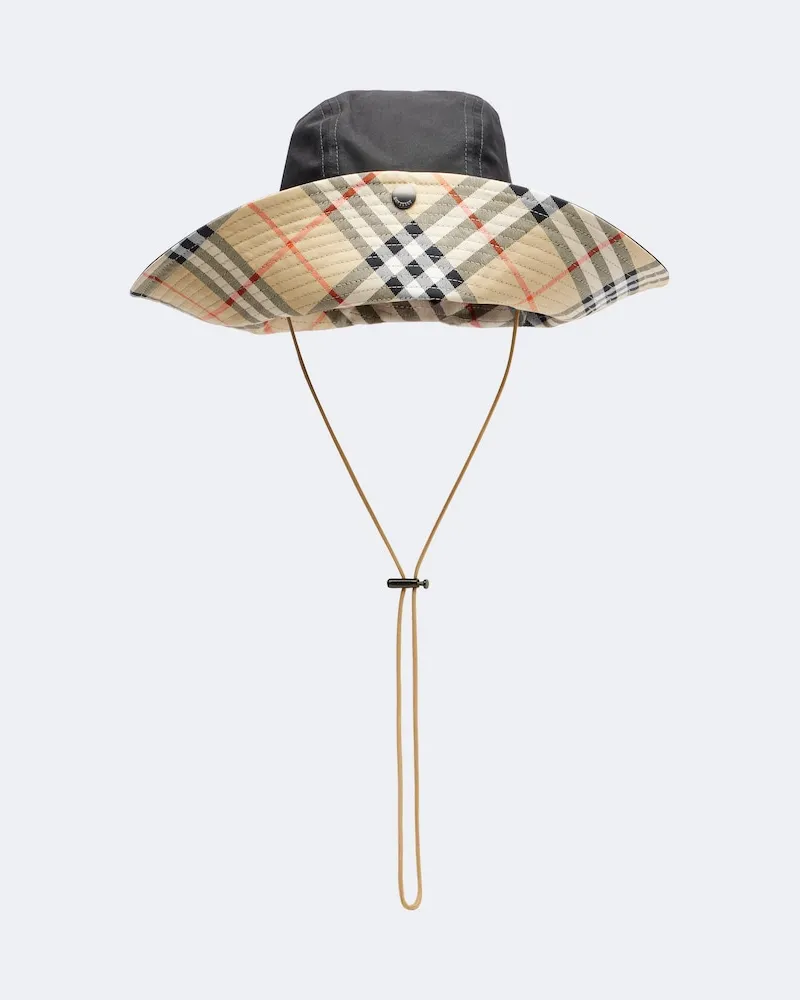 Burberry Hut Burberry Check aus Baumwolle Schwarz