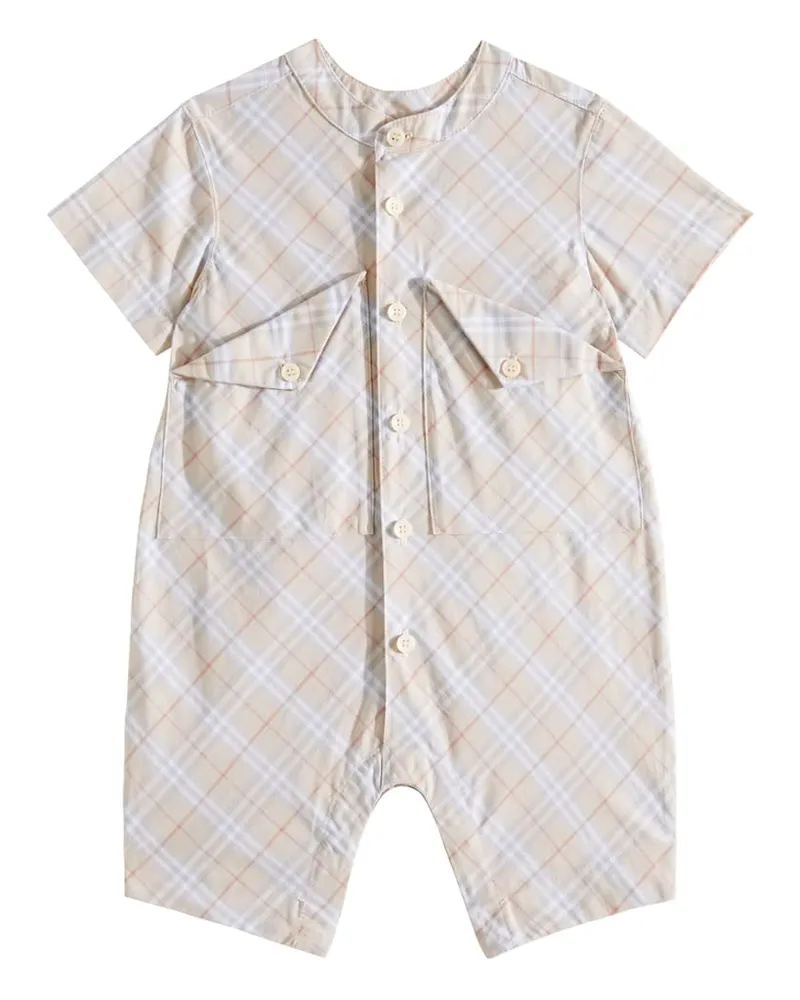 Burberry Baby Spieler Burberry Check aus Baumwolle Beige