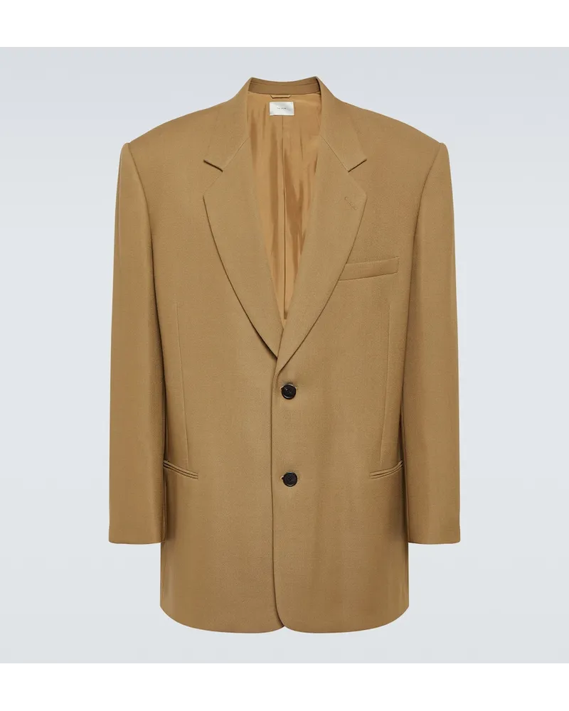 The Row Blazer Abram aus Schurwolle Braun