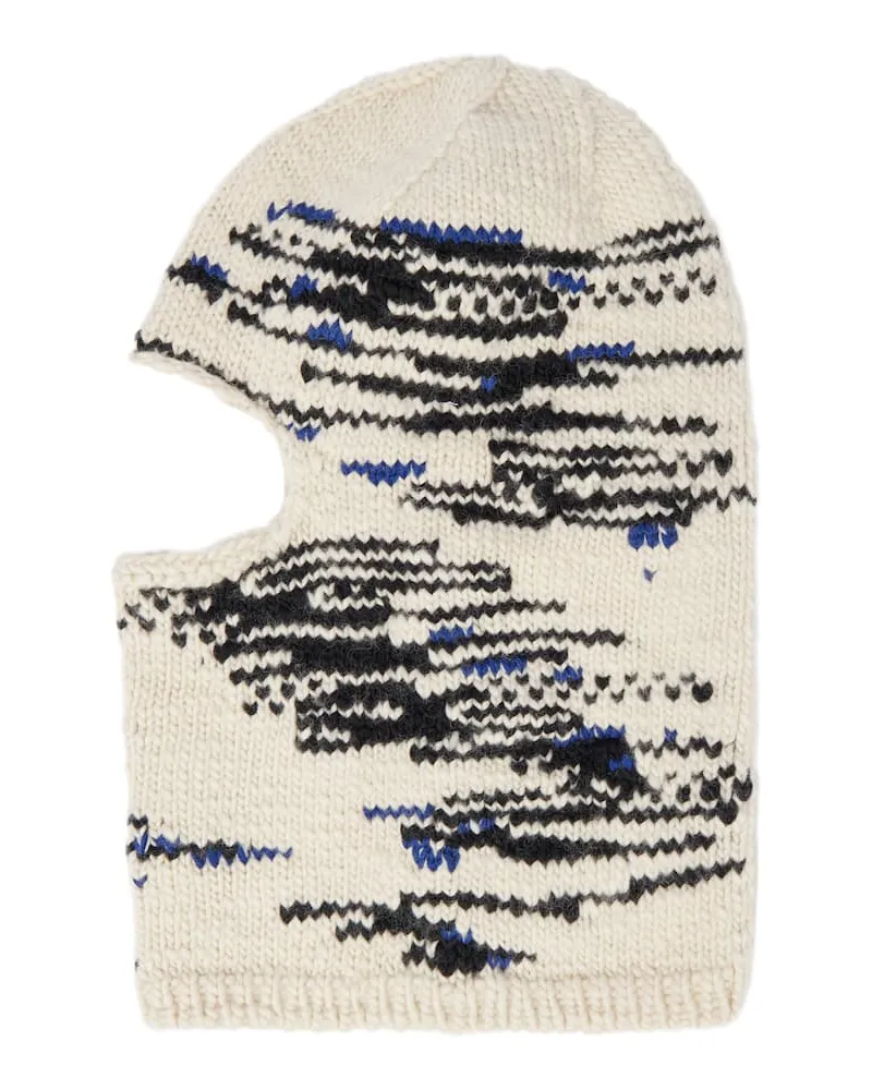 Stella McCartney Schalmütze Stella Shared 3 aus Wollstrick Multicolor