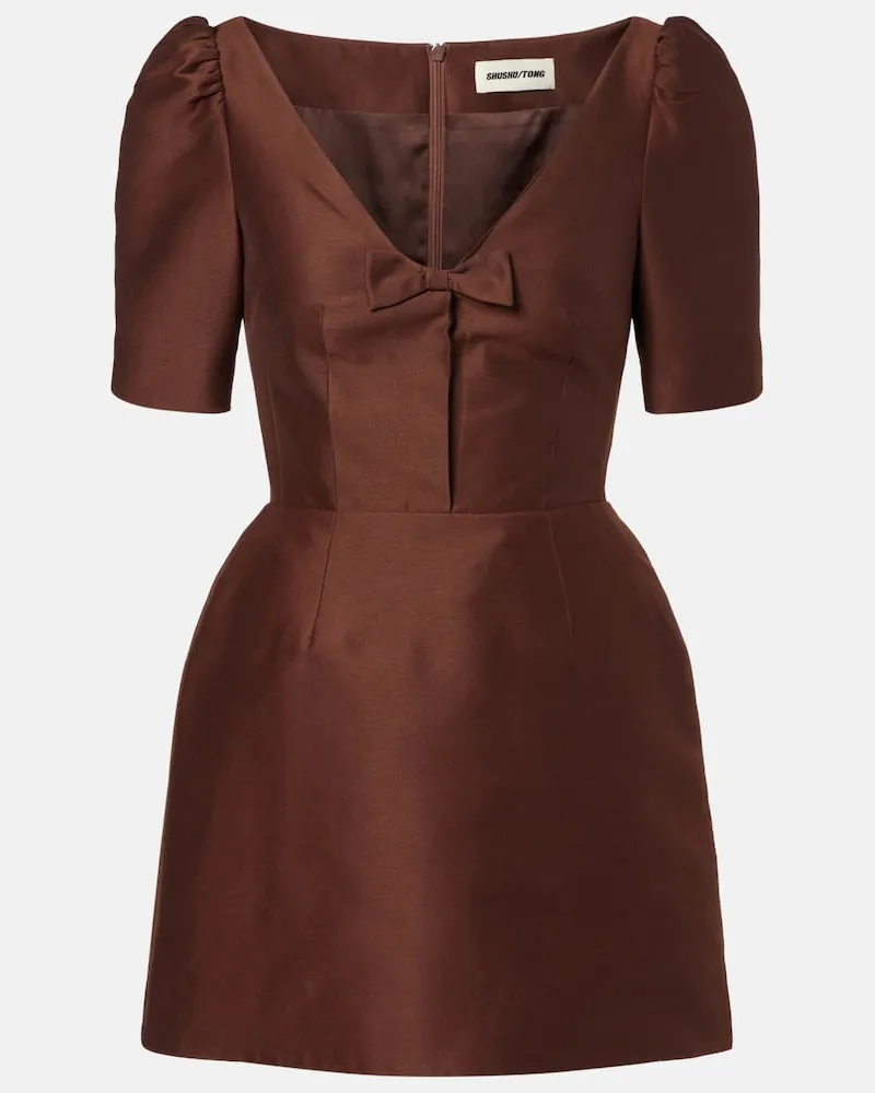 SHUSHU/TONG Minikleid Braun