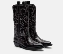 Bestickte Westernstiefel Mid Shaft