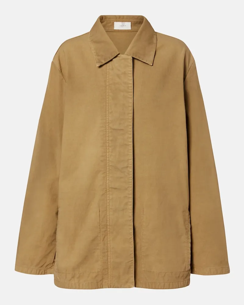 The Row Jacke Baeza aus Baumwolle Beige