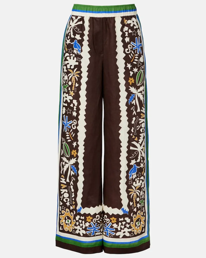 ALEMAIS Alémais Weite Hose Maroc aus Baumwolle Multicolor