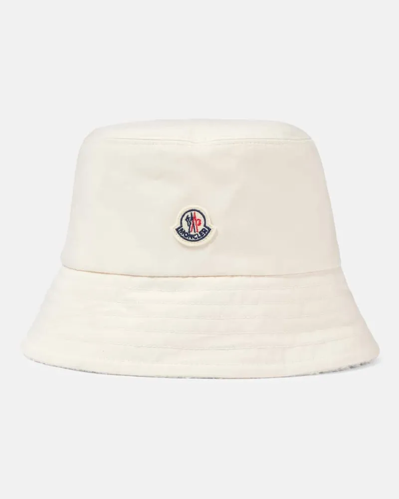Moncler Hut aus Baumwolle Weiß