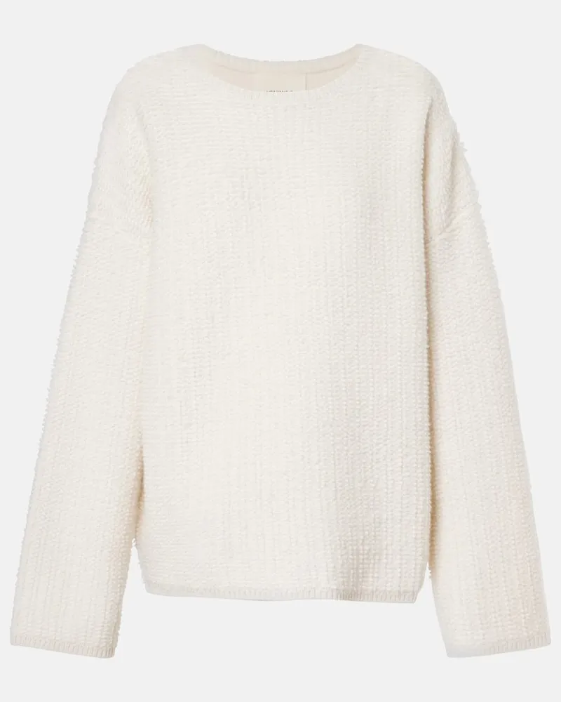 Lisa Yang Pullover Elsa aus Kaschmir Weiß