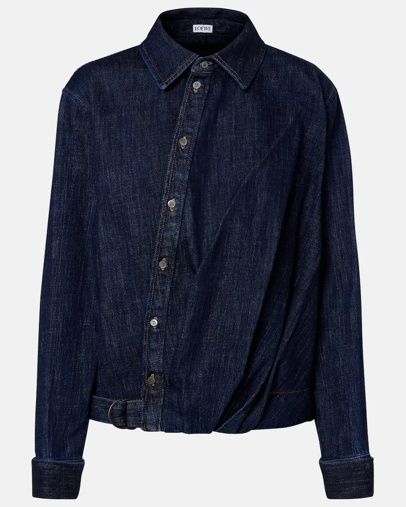 Loewe Jeanshemd Blau