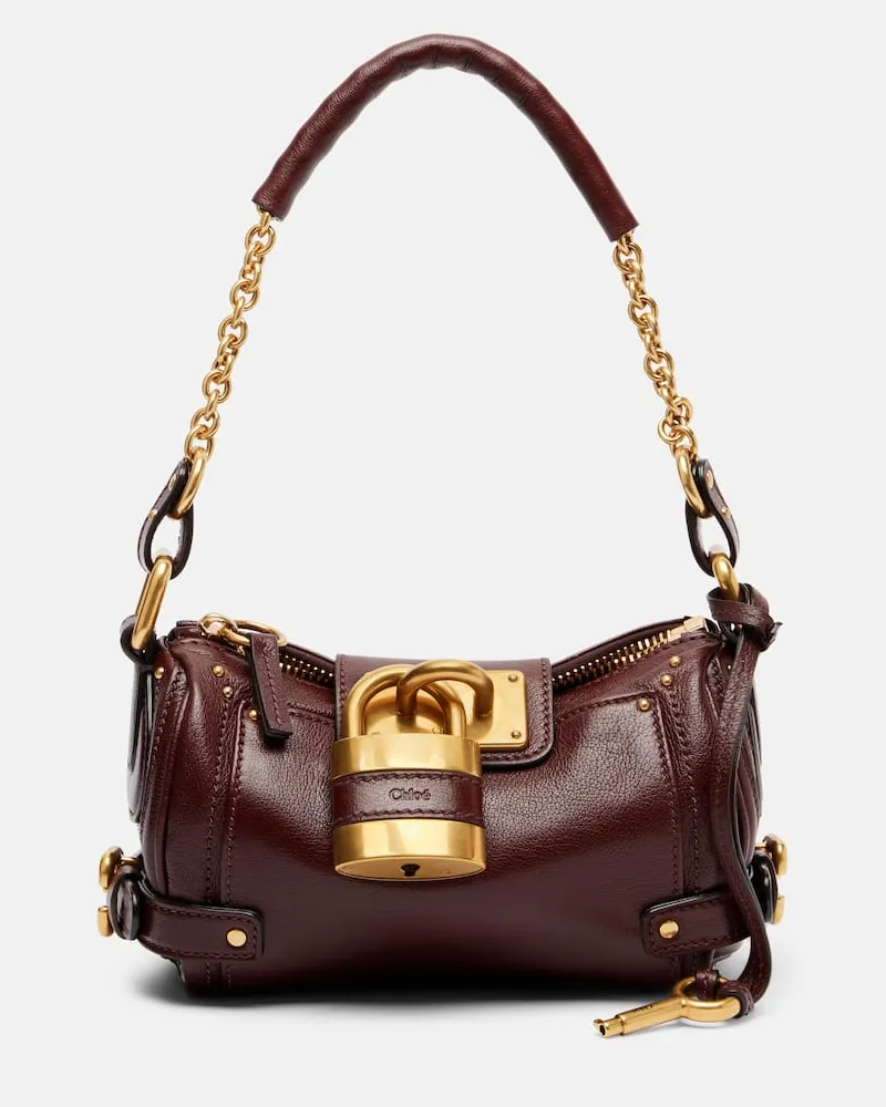 Chloé Chloé Schultertasche Paddington Small aus Leder Braun