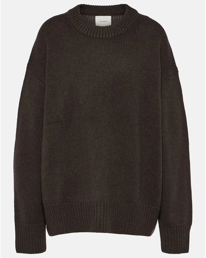 Lisa Yang Pullover Renske aus Kaschmir Braun