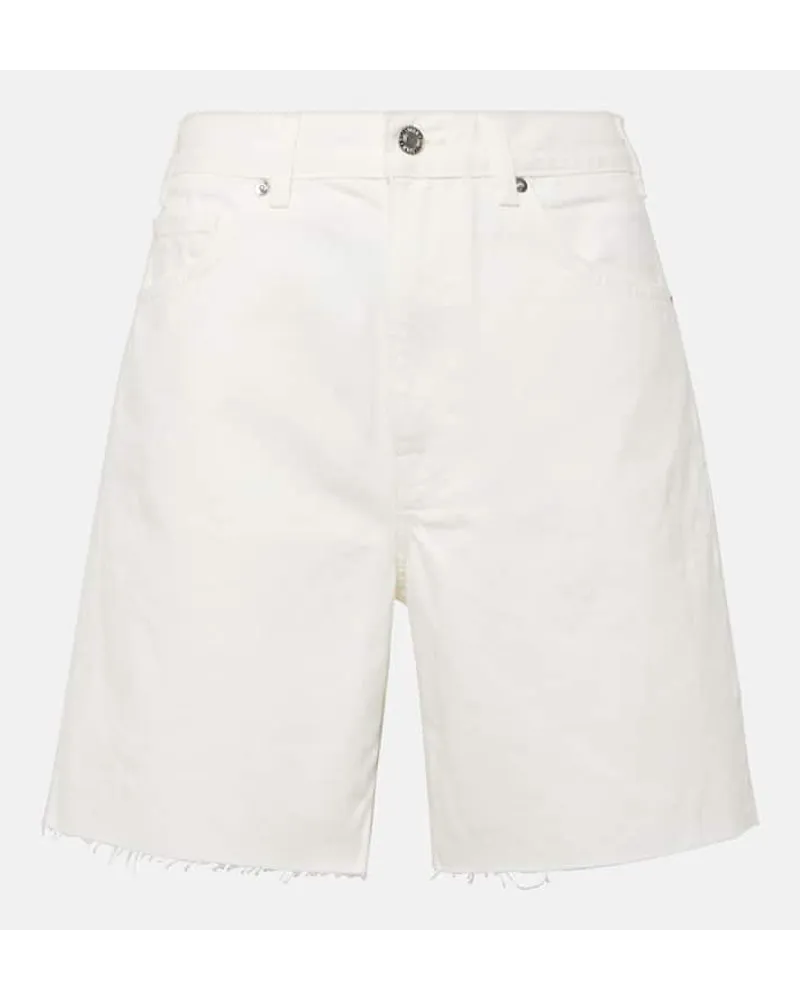 Nili Lotan High-Rise Jeansshorts Russel Weiss