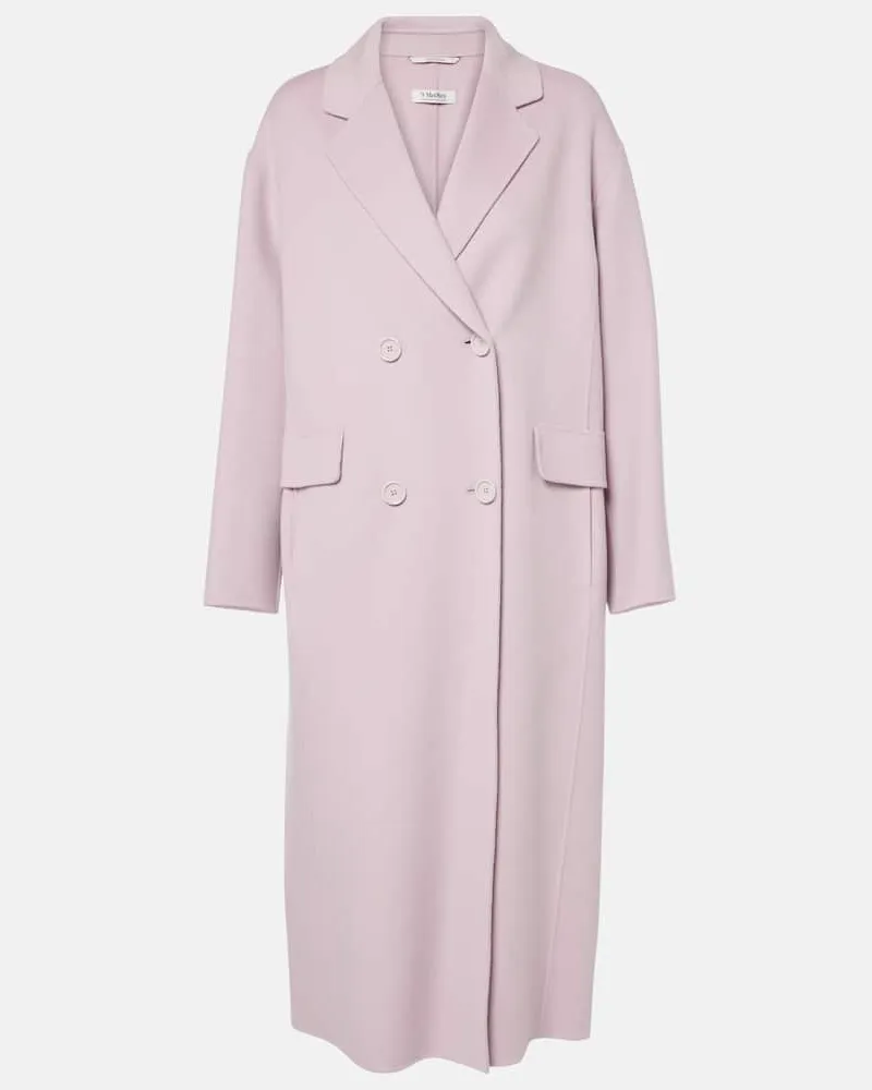 Max Mara Mantel Favola aus Schurwolle Pink