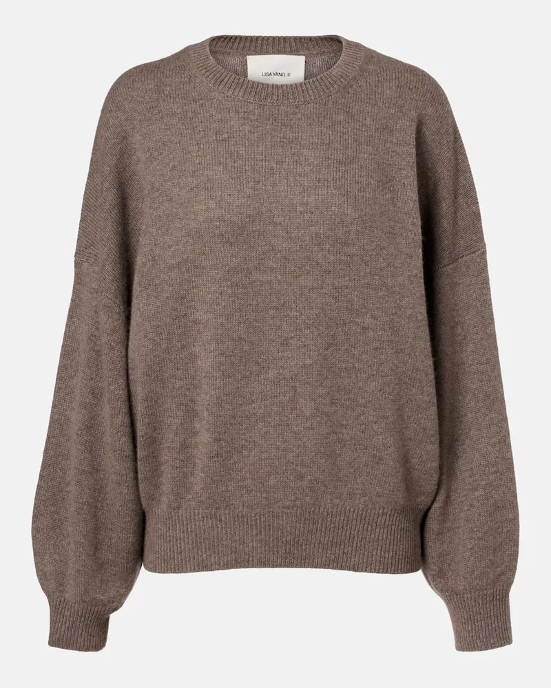 Lisa Yang Pullover Veira aus Kaschmir Braun