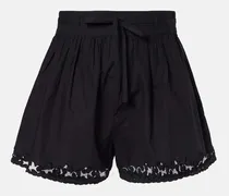 Shorts Elowen aus Baumwollpopeline