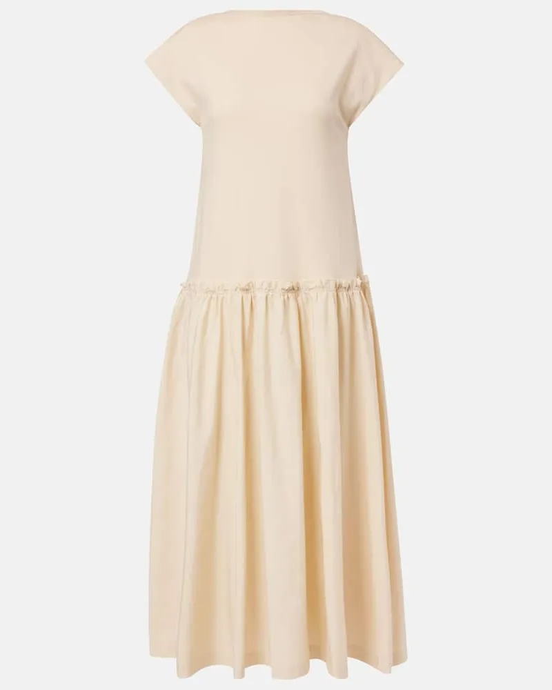 Joseph Maxikleid aus Baumwollpopeline Beige