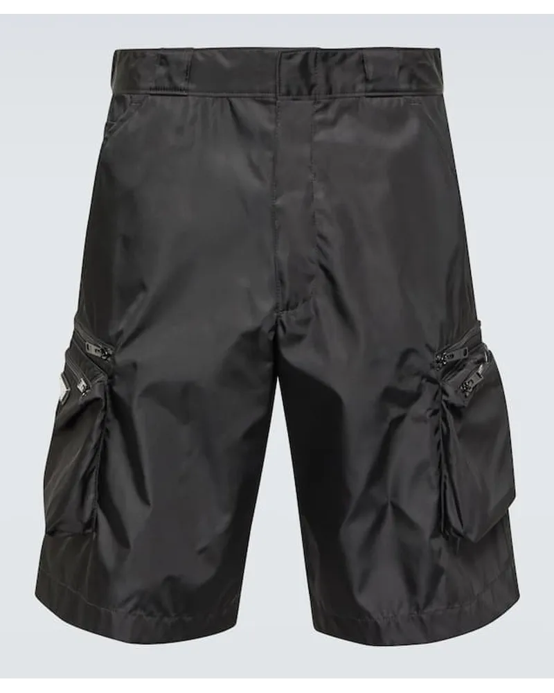 Prada Shorts aus Re-Nylon Schwarz