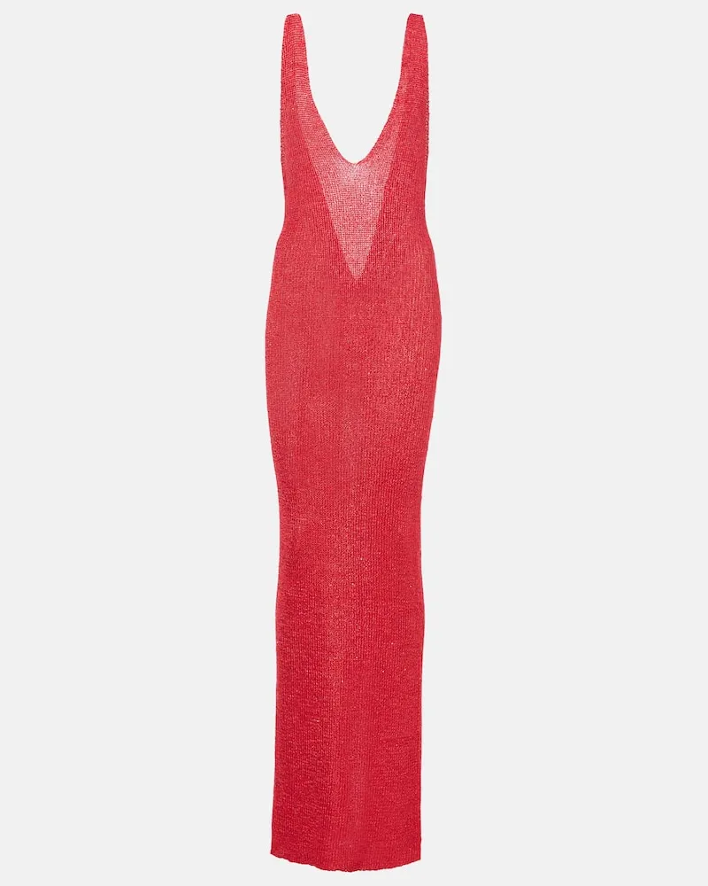 BANANHOT Maxikleid Sunny Rot