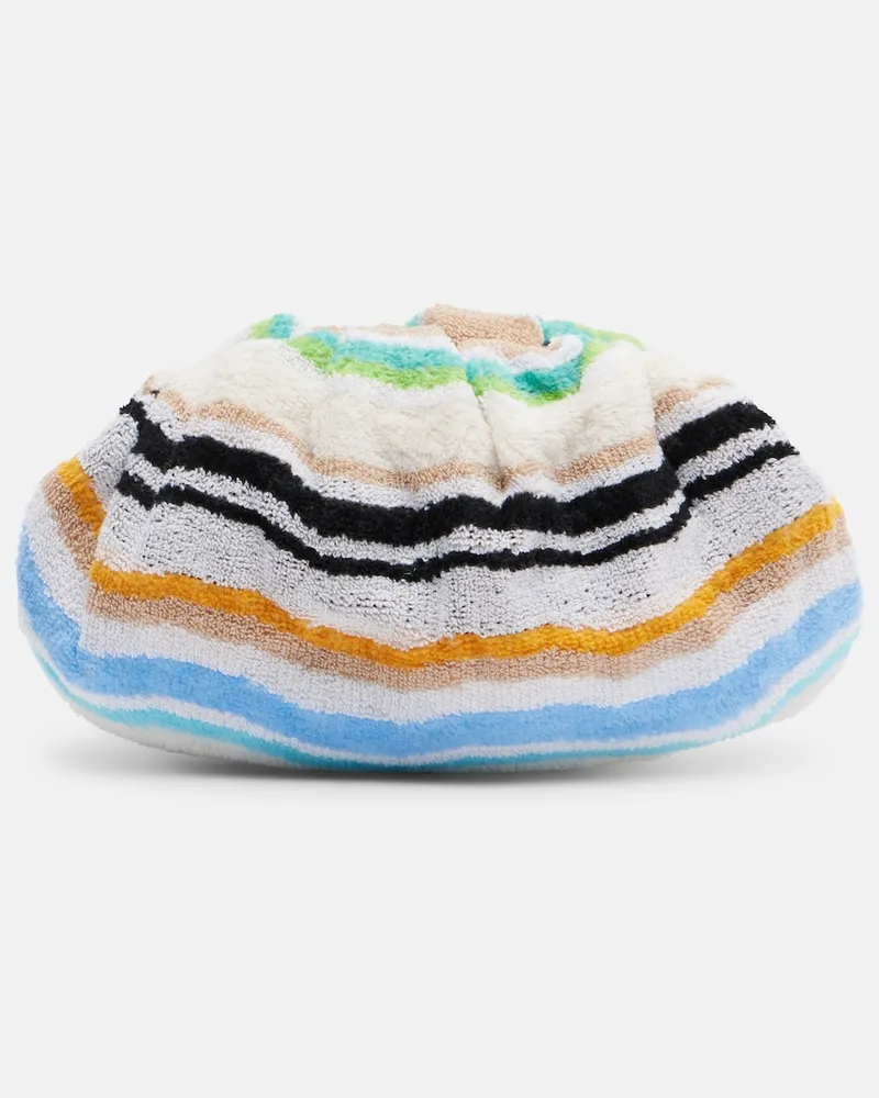 Missoni Clutch Small aus Frottee Multicolor