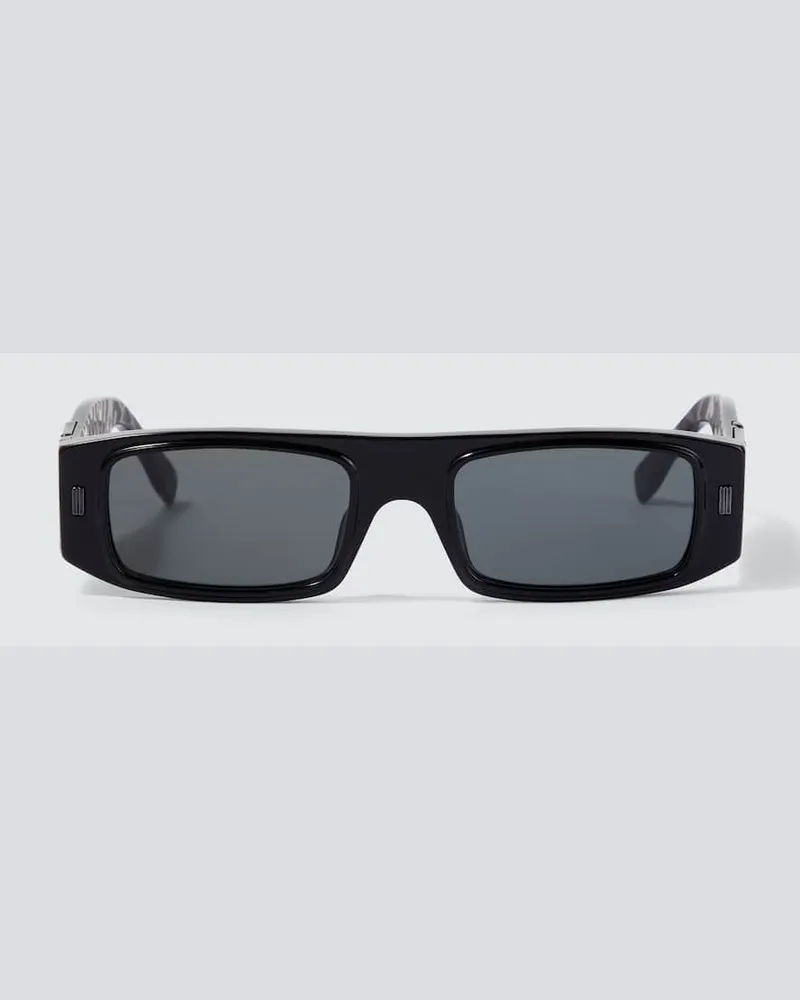 Fendi Eckige Sonnenbrille FF Squared Schwarz