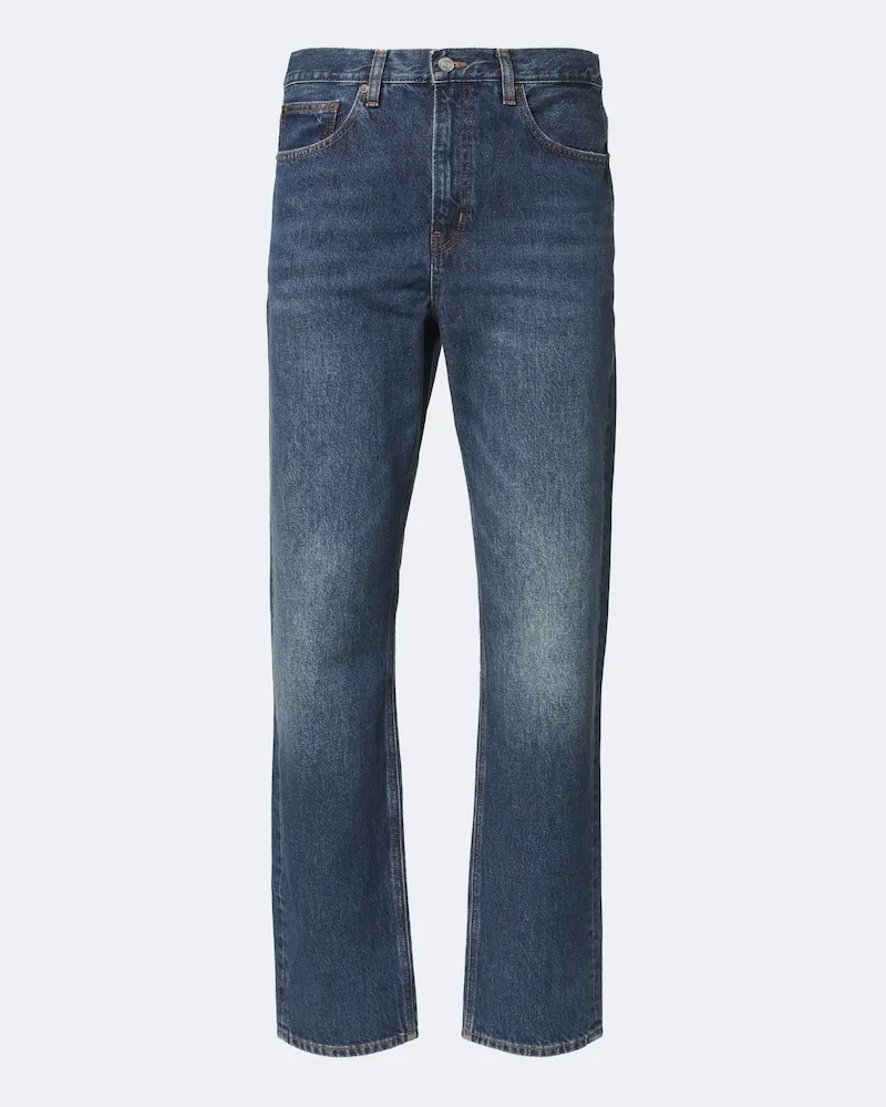Frame Denim Straight Jeans Classic Blau