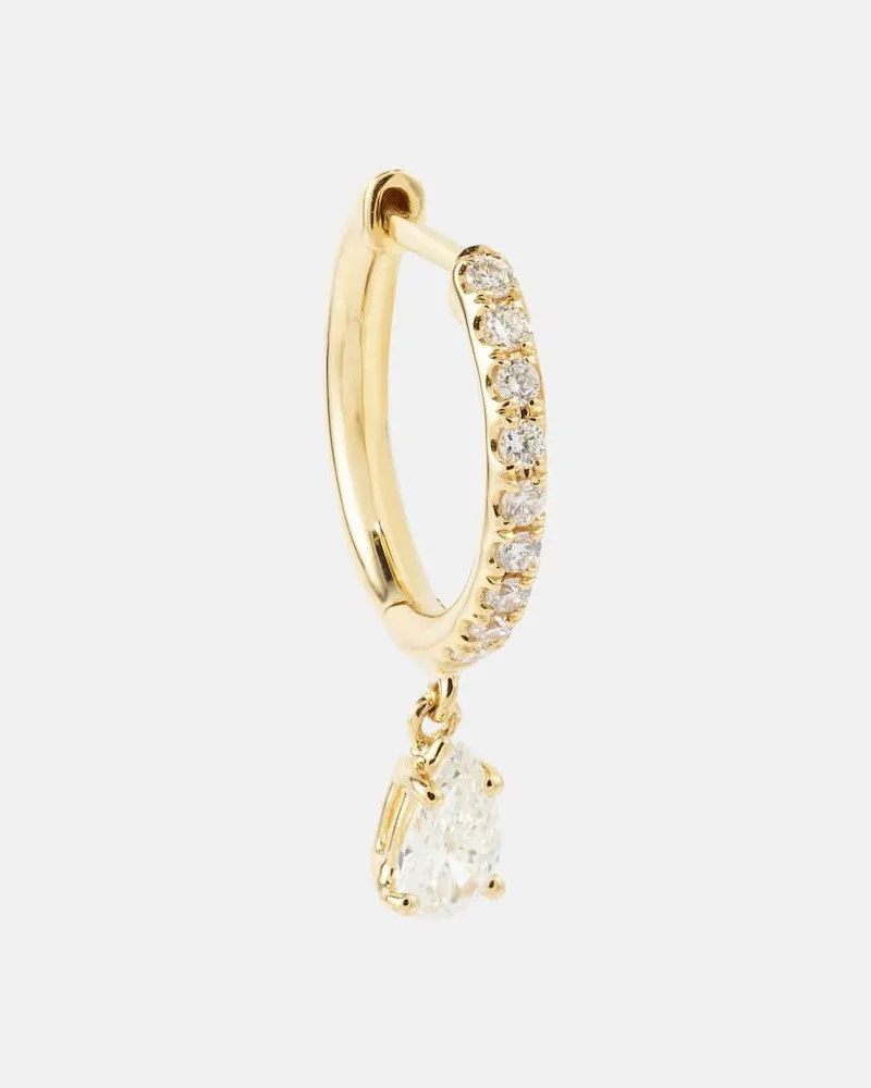 ANITA KO Einzelner Ohrring aus 18kt Gelbgold mit Diamanten Gold