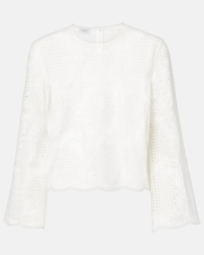 Giambattista Valli Top Weiß