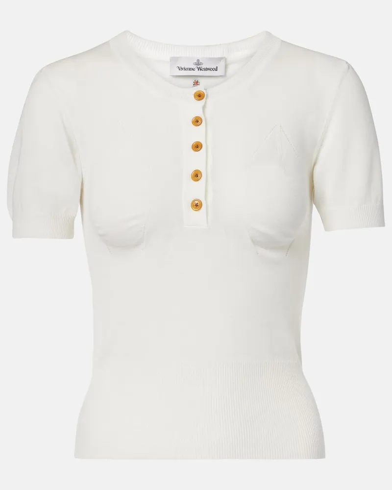 Vivienne Westwood Top aus Baumwolle Weiß