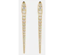 Ohrringe Lola Needle Medium aus 18kt Gelbgold mit Diamanten