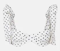 Bikini-Oberteil Lady mit Polka-Dots