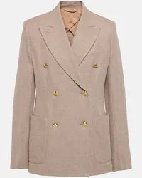 Max Mara Blazer Vanadio aus Jersey Beige