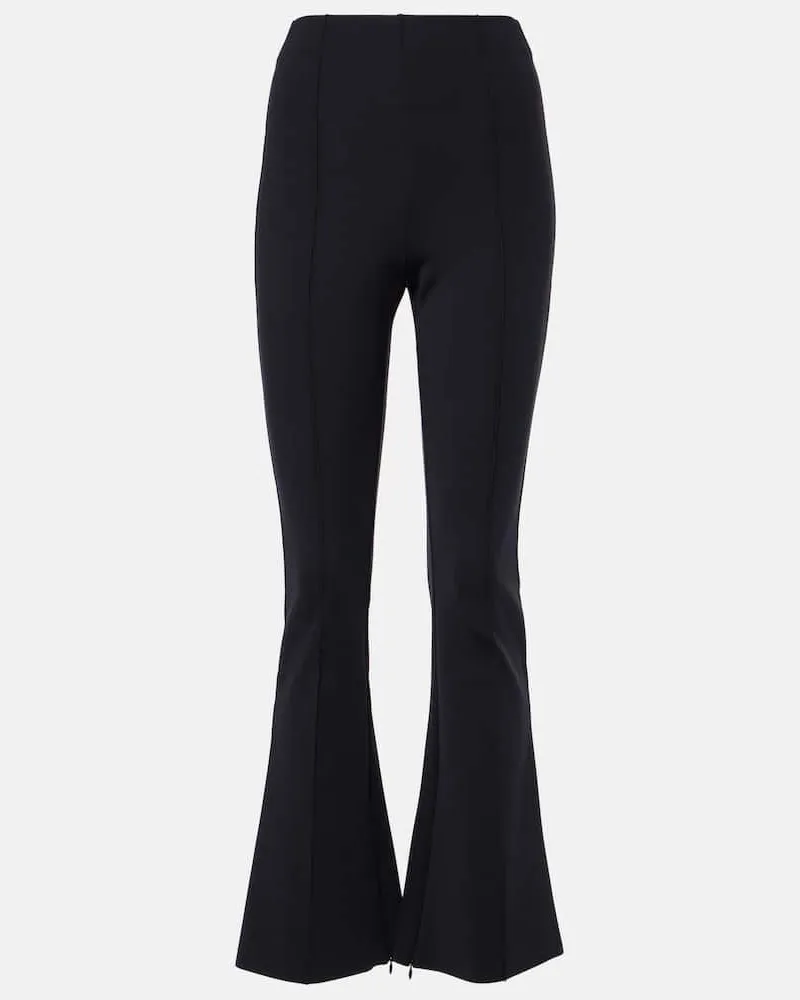 Wolford High-Rise-Schlaghose Scuba Schwarz