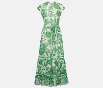 Bedrucktes Maxikleid Kora aus Baumwolle