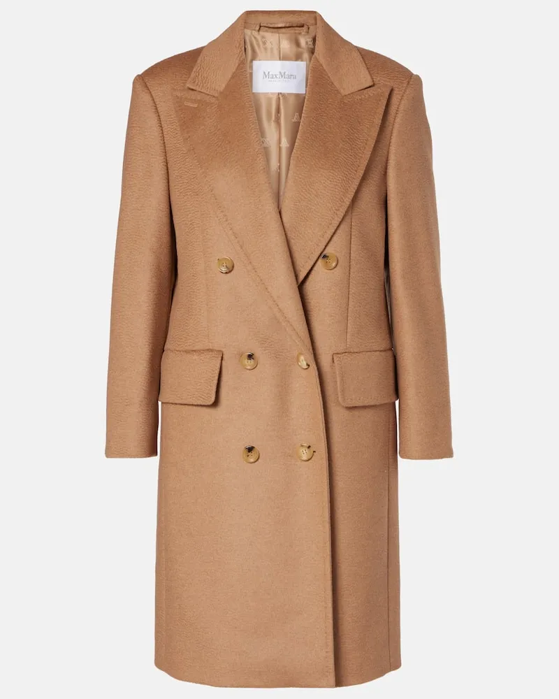 Max Mara Mantel Cosa aus Kamelhaar Beige