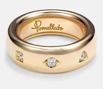 Ring Iconica aus 18kt Roségold mit Diamanten