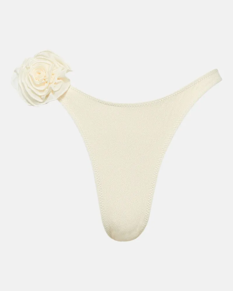 SAME Bikini-Höschen Rose '90s Weiß