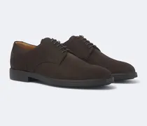 Derby-Schuhe aus Veloursleder