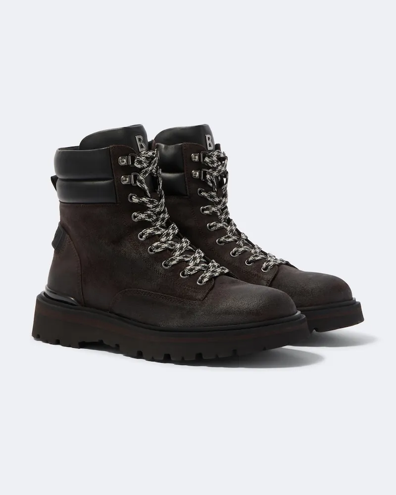 Bogner Ankle Boots Seoul aus Veloursleder Braun