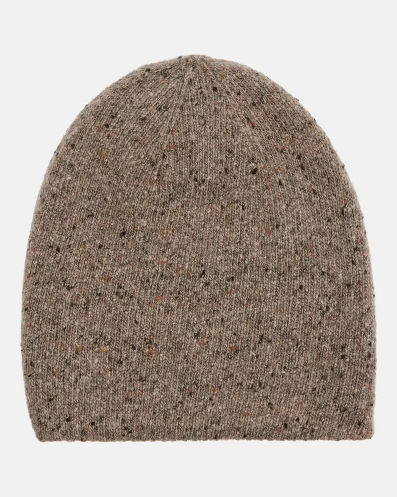 The Row Mütze Marvy aus Kaschmir Beige