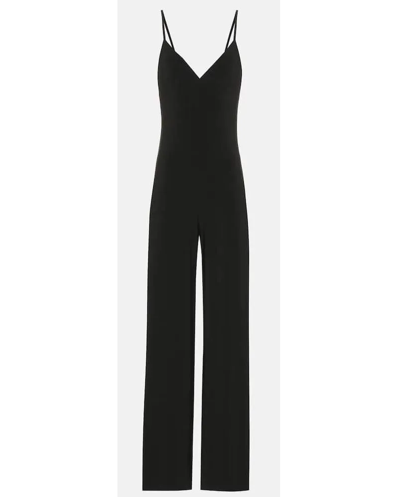 Norma Kamali Jumpsuit aus Jersey Schwarz