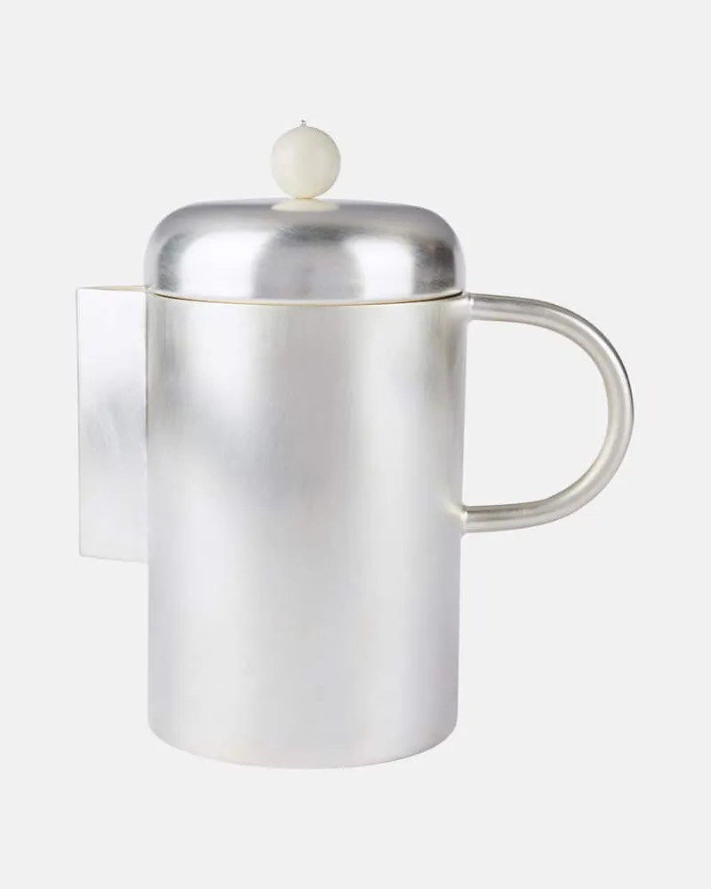 Natalia Criado Kaffeekanne Simple Silber
