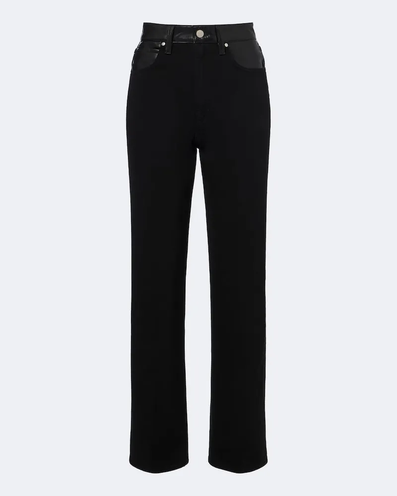 AGOLDE Straight Jeans Morgan Schwarz