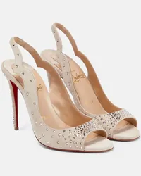 Christian Louboutin Nudes Slingback-Sandalen Degrachick Beige