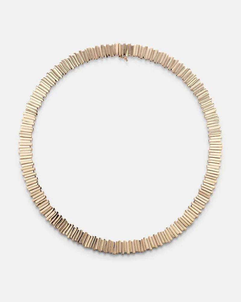 Suzanne Kalan Halskette Jagged aus 18kt Roségold Gold