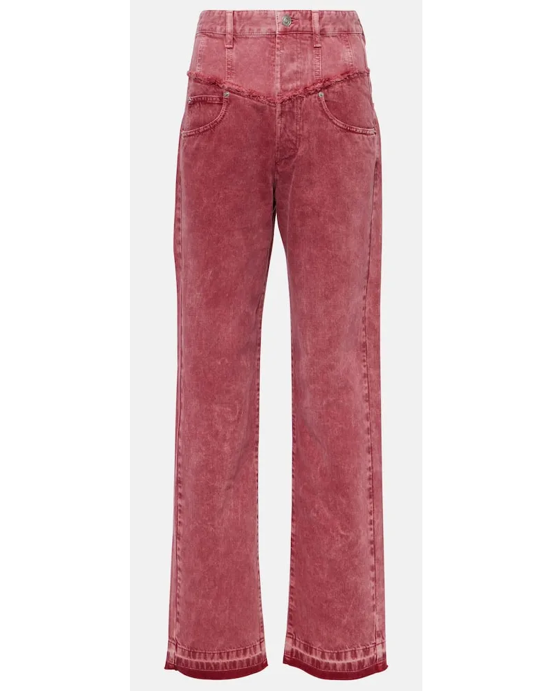 Isabel Marant Straight Jeans Noemie Pink