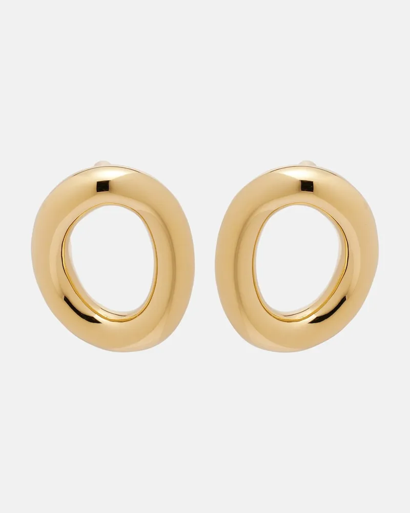 Balenciaga Ohrringe Eisa Ellipse Gold
