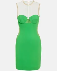 Stella McCartney Minikleid aus Crepe Gruen