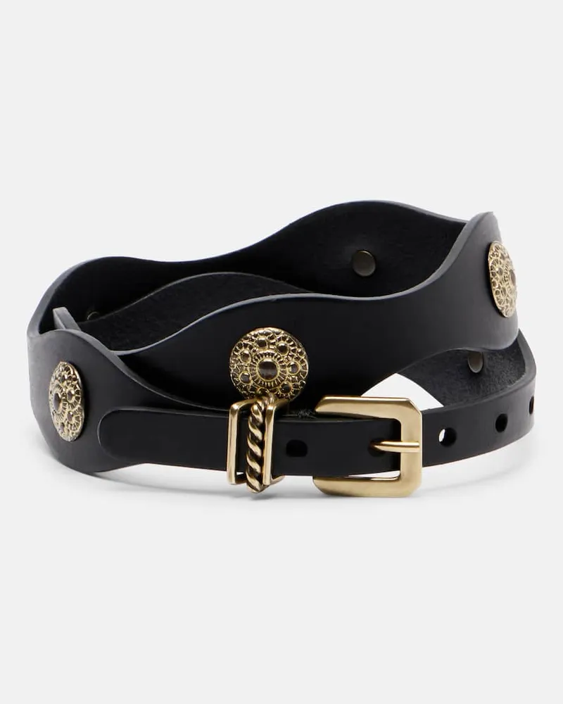 Etro Gürtel aus Leder Schwarz