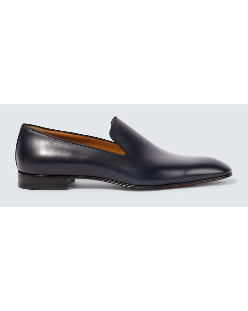 Christian Louboutin Loafers Dandelion aus Leder Blau