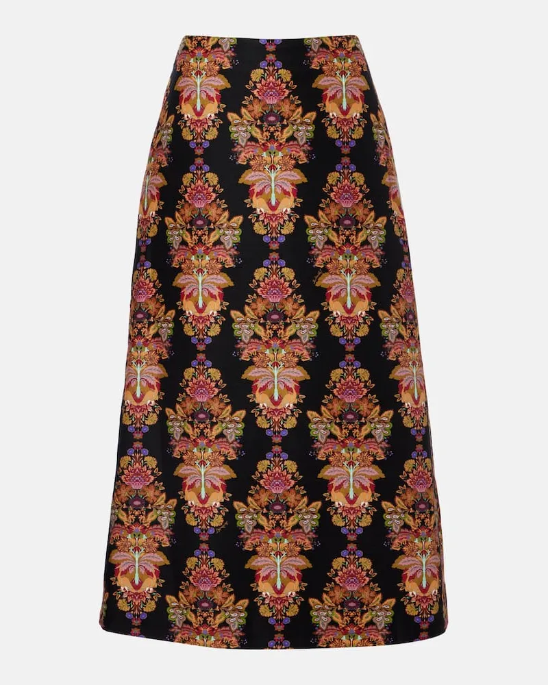 La DoubleJ Midirock Cornucopia aus einem Wollgemisch Schwarz