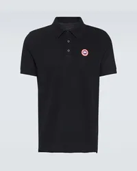 Canada Goose Polohemd Beckley aus Baumwolle Schwarz